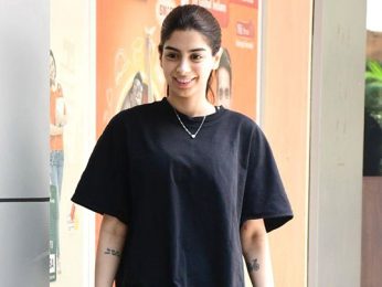 Khushi Kapoor gets clicked in her all black gym look