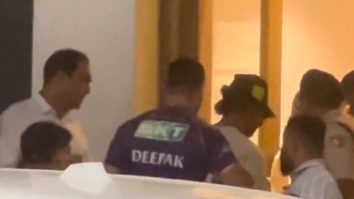 King Khan arrives in style at Mumbai Airport as he leaves for Ahmedabad to cheer for his team in IPL