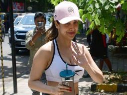 Fitness Queen! Malaika Arora gets clicked by paps for her daily workout session