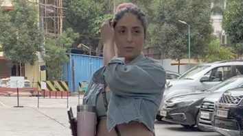 Neha Bhasin gets clicked by paps outside gym