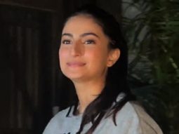 Palak Tiwari smiles wide as she gets clicked by paps