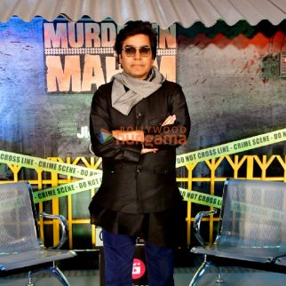 Photos: Ashutosh Rana snapped at the promotions of the web show Murder In Mahim