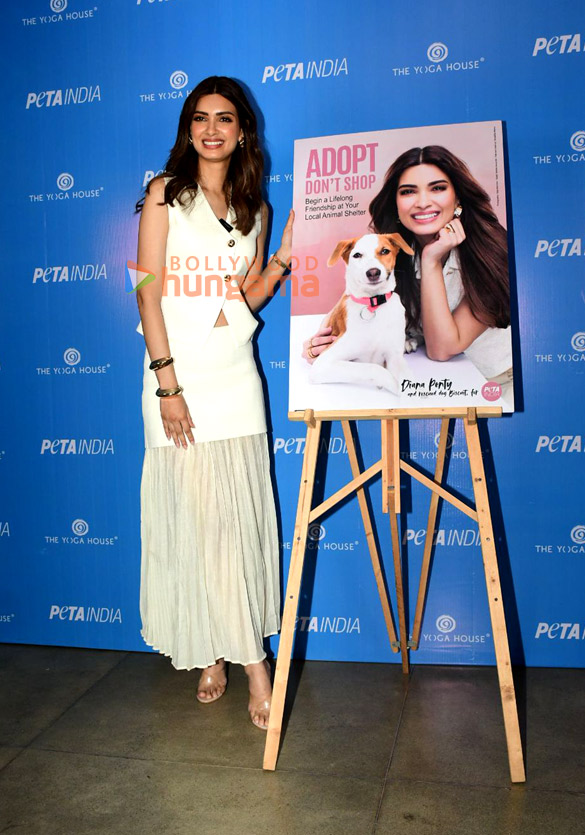 Photos: Diana Penty snapped at PETA India’s “Adopt – Don’t Shop” print campaign launch at The Yoga House, Bandra Photos: Diana Penty snapped at PETA India’s “Adopt – Don’t Shop” print campaign launch at The Yoga House, Bandra