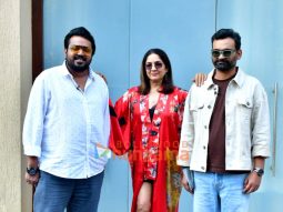 Photos: Faisal Malik, Neena Gupta and director Deepak Kumar Mishra snapped at the promotions of their web-series Panchayat 3
