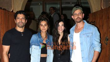 Photos: Hrithik Roshan, Saba Azad, Farhan Akhtar and Shibani Dandekar snapped in Bandra