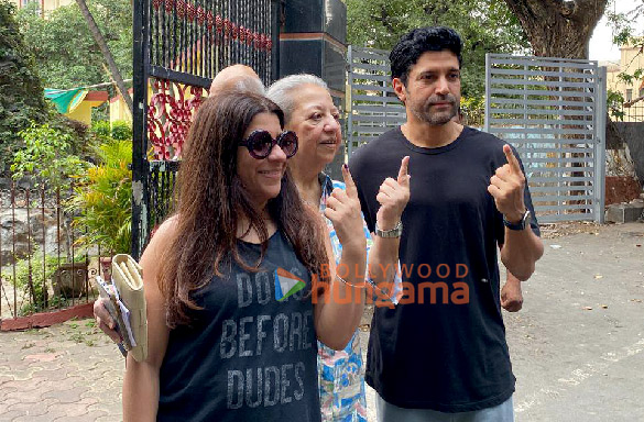 photos lok sabha elections 2024 janhvi kapoor farhan akhtar zoya akhtar among others cast their votes 2