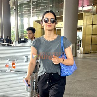 Photos: Manushi Chhillar, Kanika Kapoor and Kriti Sanon snapped at the airport