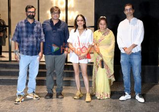 Photos: Neena Gupta, Sanvikaa, Zakir Khan and others snapped at the special screening of TVF’s Panchayat season 3 in Mumbai