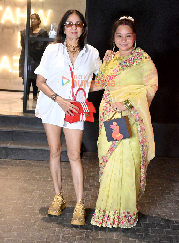 photos neena gupta sanvikaa zakir khan and others snapped at the special screening of tvfs panchayat season 3 in mumbai 3
