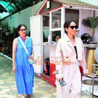 Photos: Neena Gupta and Masaba Gupta spotted outside a clinic in Bandra