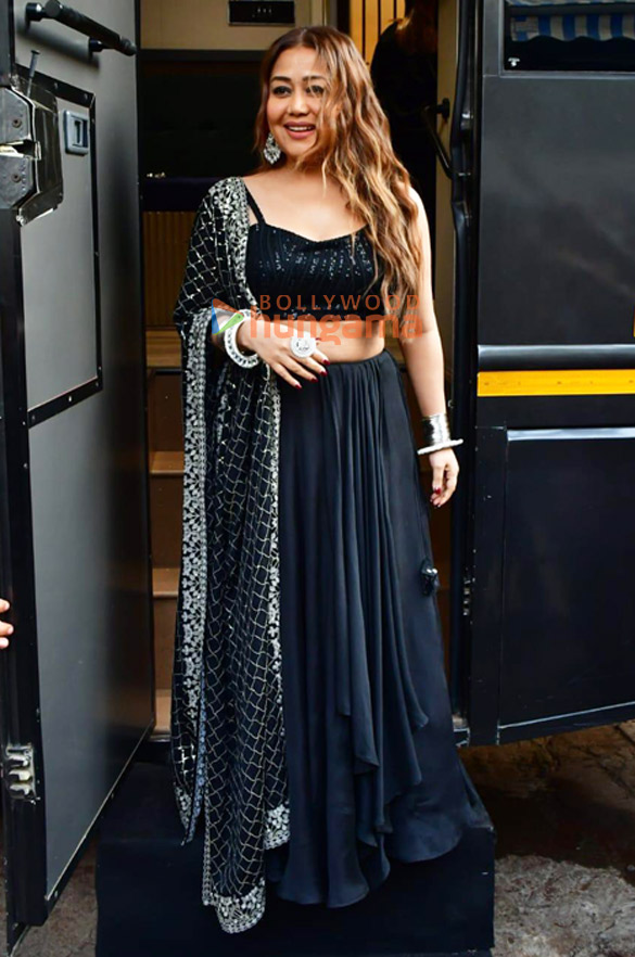 Photos: Neha Kakkar snapped on sets of Superstar Singer 3 Photos: Neha Kakkar snapped on sets of Superstar Singer 3