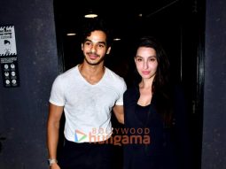 Photos: Nora Fatehi and Ishaan Khatter snapped in Versova