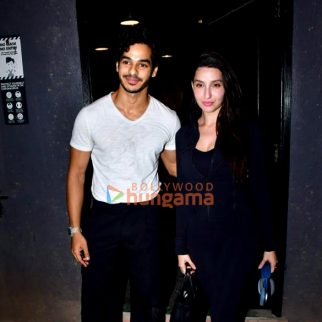 Photos: Nora Fatehi and Ishaan Khatter snapped in Versova