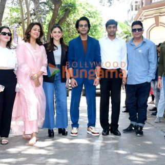 Photos: Rajkummar Rao, Jyothika, Alaya F and others snapped at Victoria Memorial School for the Blind for Srikanth promotions