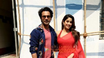 Photos: Rajkummar Rao and Janhvi Kapoor snapped during Mr. And Mrs. Mahi promotions in town
