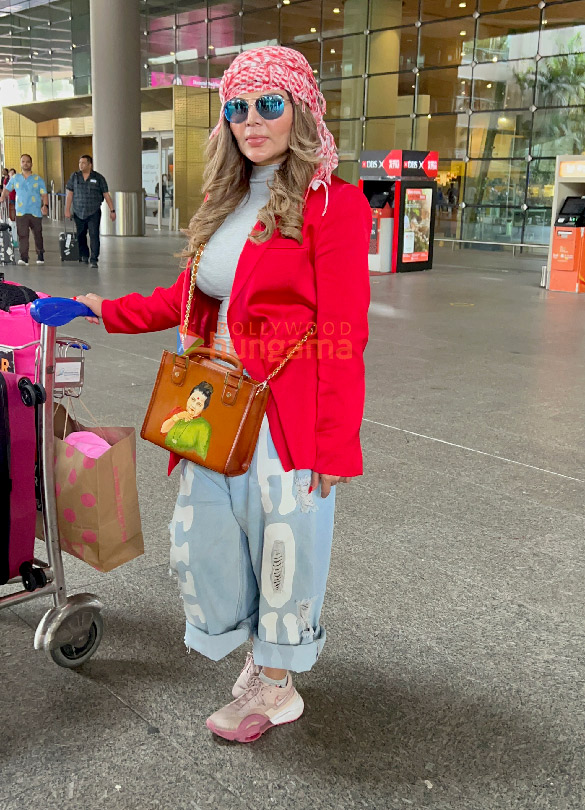 photos rakhi sawant anushka ranjan and aditya seal snapped at the airport 3