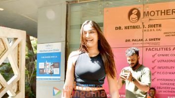 Photos: Saiee Manjrekar snapped in Juhu