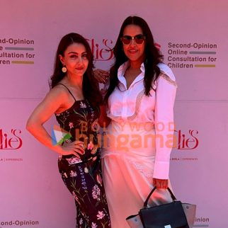 Photos: Soha Ali Khan, Neha Dhupia and Tusshar Kapoor snapped at Jolie's at Worli