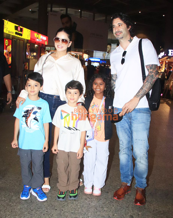 Photos: Sunny Leone and Daniel Weber snapped at airport