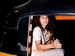 Photos: Taapsee Pannu snapped during a rickshaw ride in Andheri