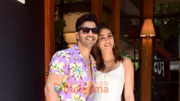Photos: Varun Dhawan and Kriti Sanon host a brunch at Gigi in Bandra, Mumbai