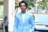 Rajkummar Rao strikes a pose for paps as he gets clicked for ‘Mr & Mrs. Mahi’ promotions