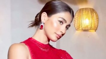 Red hot! Pooja Hegde slays in the dramatic sleeves outfit