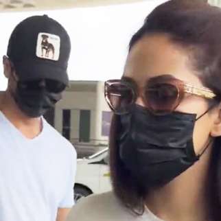 Shahid Kapoor hides his clean shaved look as he gets clicked with wife Mira Rajput