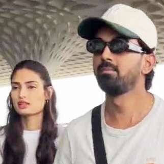 Such a good looking couple! Athiya Shetty & KL Rahul at the airport