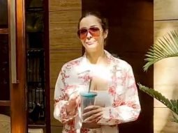 Malaika Arora waves at paps as she rushes towards to her car