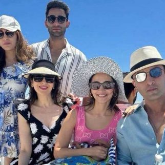 Karisma Kapoor shares stunning photo with Alia Bhatt and Ranbir Kapoor from Ambani cruise