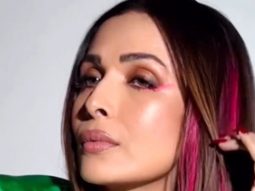 A pop of colour lightens up the entire look! Malaika Arora