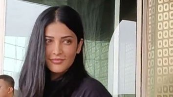 All black airport look is always in trend! Shruti Haasan
