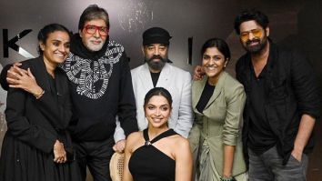 Amitabh Bachchan strikes a pose with the ‘GREATS’ Kamal Haasan, Prabhas, Deepika Padukone from Kalki 2898 AD event: “Simply intoxicating”