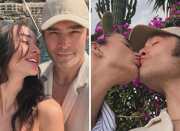 Amy Jackson soaks up the sun; shares kisses with fiancé Ed Westwick during Sicily vacation, see pics