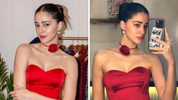 Ananya Panday’s glamorous look in Acel’s Satin Corset and Skirt as she promotes Call Me Bae