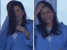 Anushka Sharma jumps with joy for Virat Kohli and Team India as they win the match against Pakistan in the T20 World Cup, watch