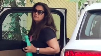 Bipasha Basu waves at paps as she gets clicked outside gym