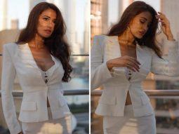 Disha Patani looks too hot to handle in white skirt suit