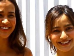 Double dose of cutness! Aisha & Neha Sharma pose for paps