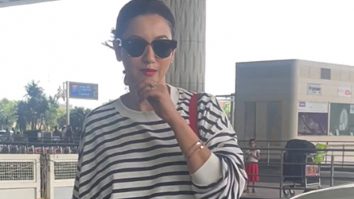 Gauahar Khan strikes a pose for paps at the airport