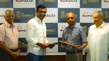 Hombale Films teams up with RV University to launch the School of Film, Media and Creative Arts Hombale Films teams up with RV University to launch the School of Film, Media and Creative Arts