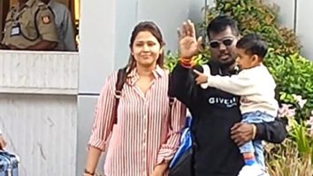 ‘Jawan’ director Atlee poses with his adorable family at the airport