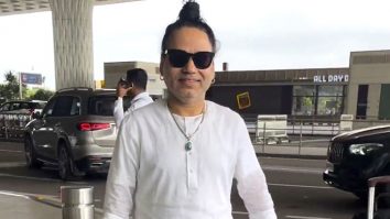 Kailesh Kher strikes a pose for paps at the airport