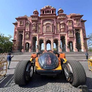 Kalki 2898 AD's futuristic vehicle Bujji arrives in Jaipur ahead of release