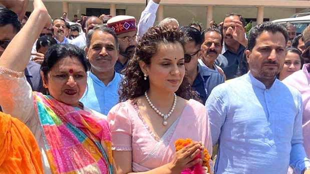 Kangana Ranaut clinches landslide victory in Mandi as BJP candidate leading by 70,000 votes: “This is my janmabhoomi”
