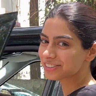 Khushi Kapoor gets clicked by paps post workout session