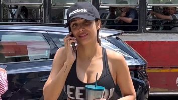 Malaika Arora waves at paps she rushes for her workout sesh