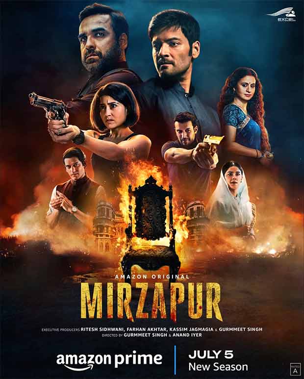 Mirzapur season 3 to start streaming from July 5, 2024; FIRST teaser out, watch : Bollywood News