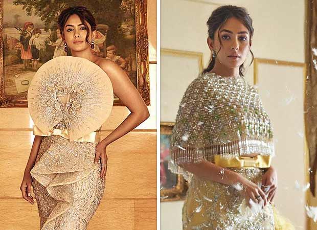 Mrunal Thakur looks like a princess in Falguni Shane Peacock India ...